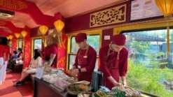 Local food on the train